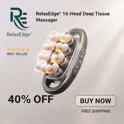 RelaxEdge® 16-Head Deep Tissue Massager